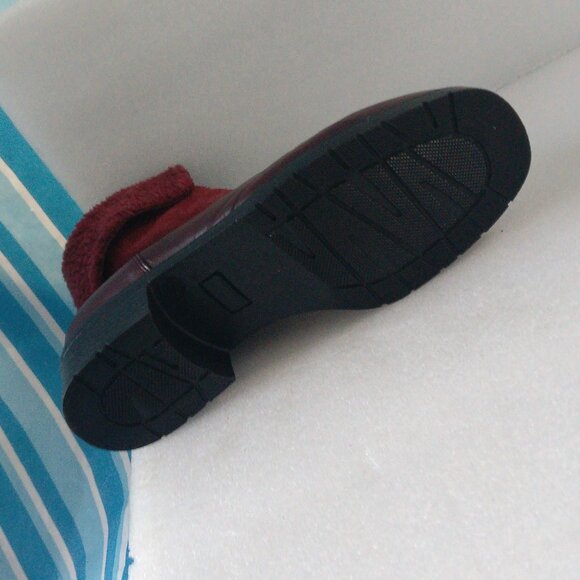 Made in Canada Cowhide Suede Thermal Fleece Lined Winter Boot Front Zip 11wide - Picture 3 of 9